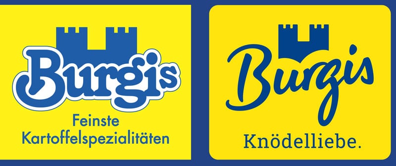 Neues und altes Logo von Burgis