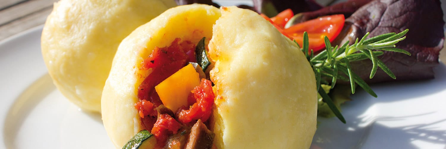 Gefüllte Knödel