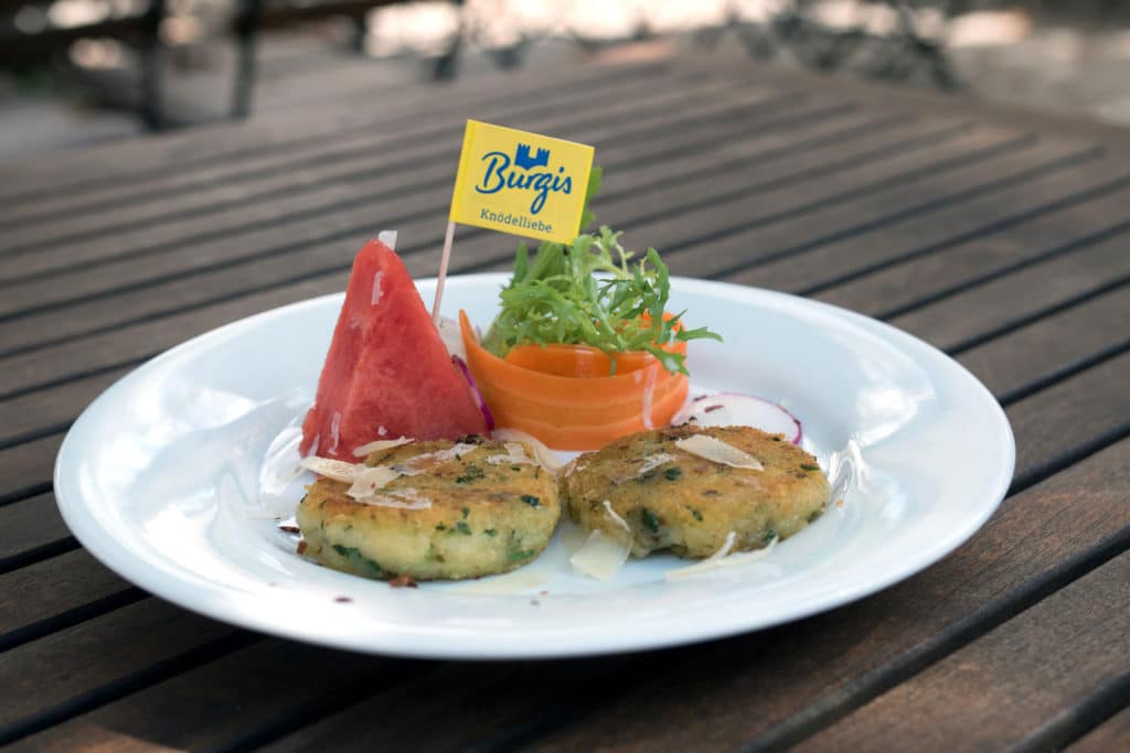 Fastenzeit ohne Fleisch: Vegetarische Kartoffel-Käse-Pflanzerl nach einem Rezept von Andreas Geitl.