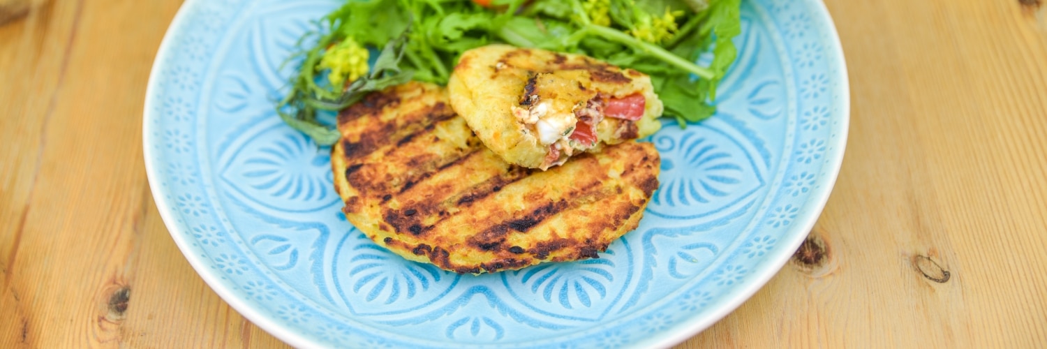 Piroggen aus Kloßteig