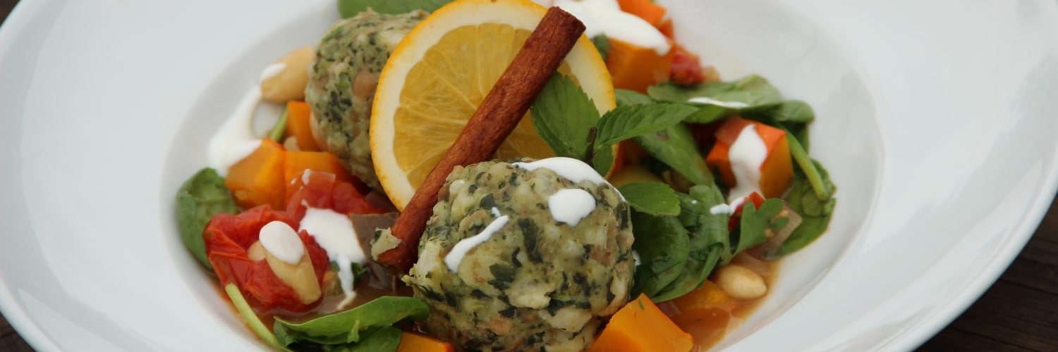 Spinatknödel Orient