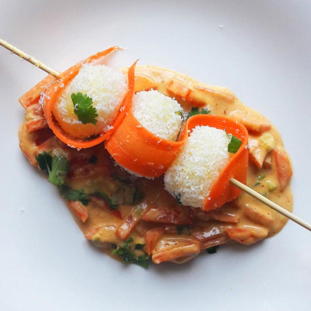 Vegane Kokos-Knödelinos Asia-Style