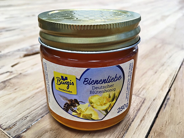 1 Glas Bienenliebe Deutscher Blütenhonig