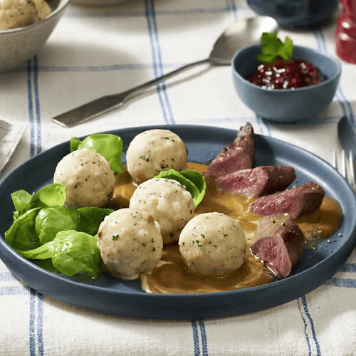 Rehfilet mit Semmel-Knödelinos®