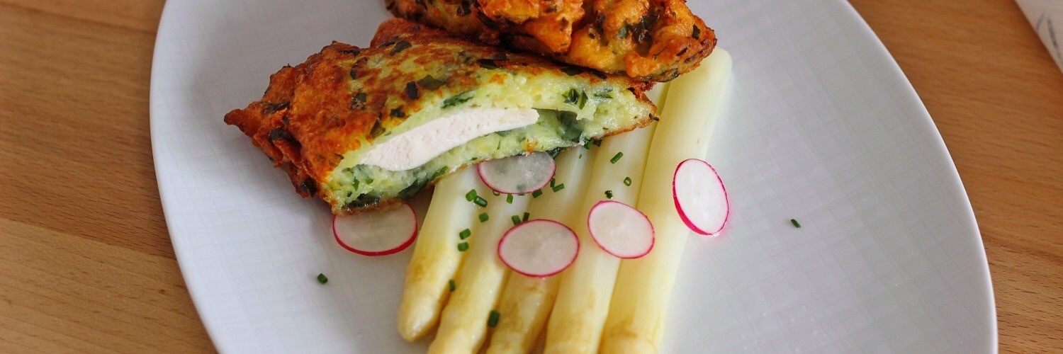 Hähnchenbrustfilets im knusprigen Knödelmantel