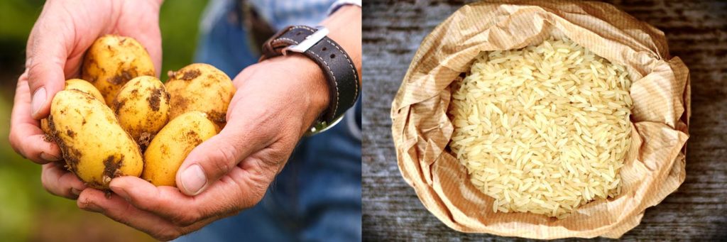 Kartoffeln oder Reis: Beilagen-Vergleich