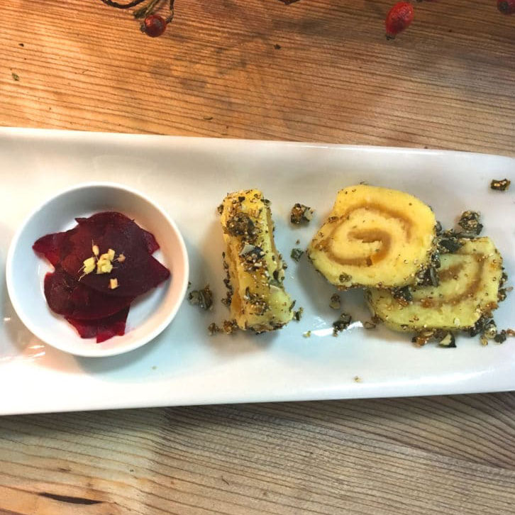 Kartoffeln oder Reis: Knödel-Sushi