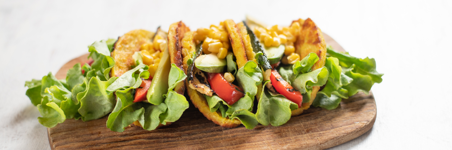 Tacos aus Knödelteig vom Grill