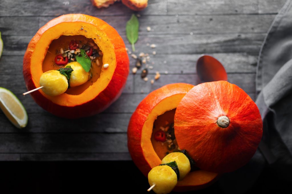 Herbstrezepte Kürbissuppe