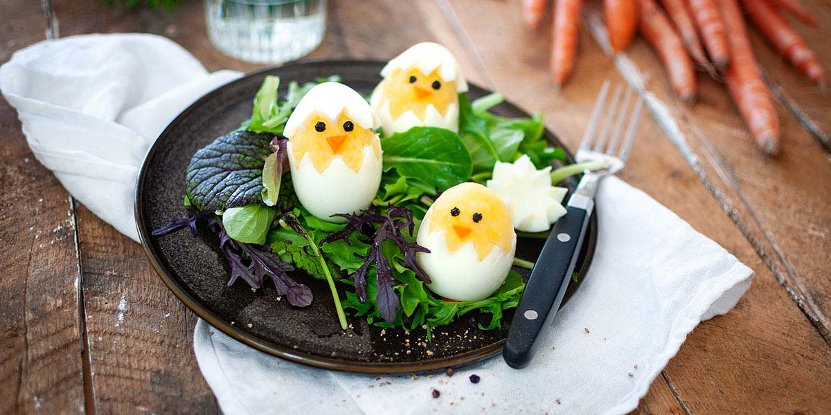 Rezepte zu Ostern - Burgis Knödelino Küken