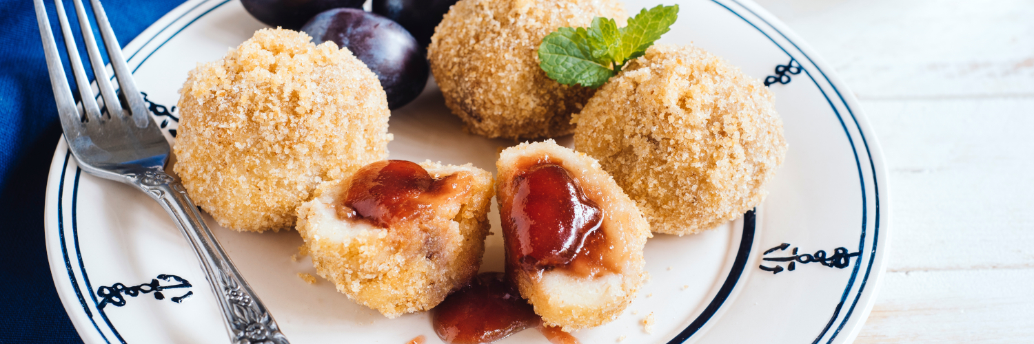 Knödel mit Pflaumenfüllung