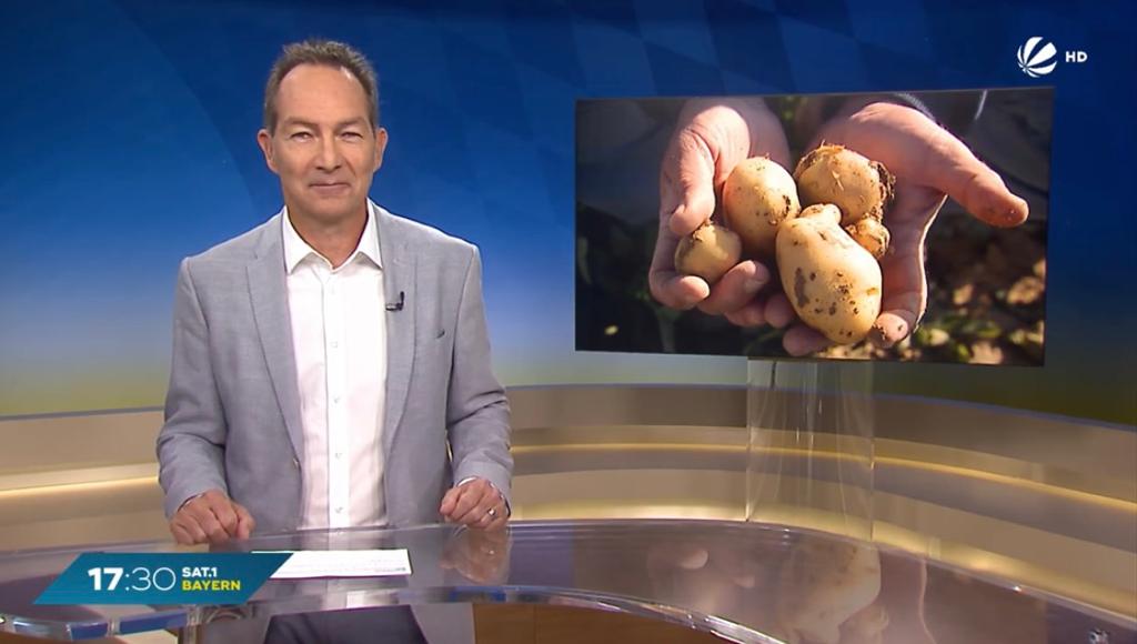 Kartoffeln in den SAT.1-Nachrichten