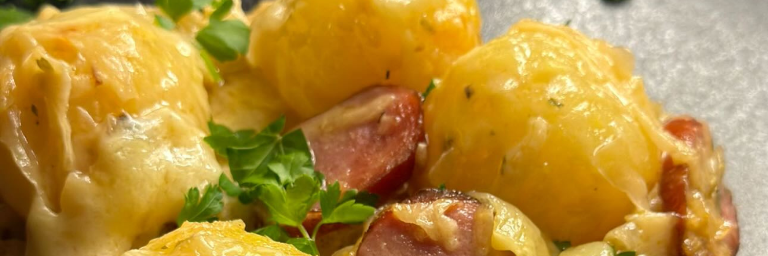 Knödelinos-Sauerkraut Auflauf