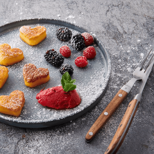 Herzelinos® mit Beerensorbet