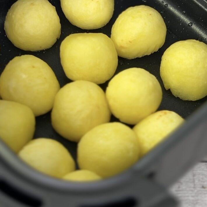 Die Burgi's Knödelinos® eignen sich perfekt für die Zubereitung in der Heißluftfriteuse.