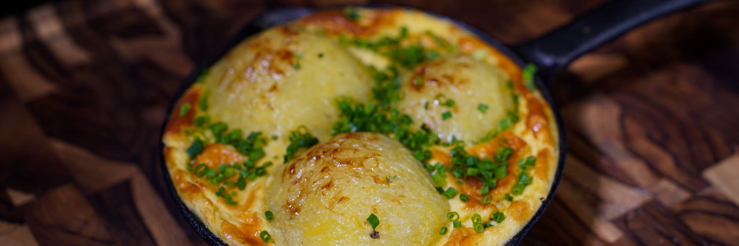 Gefüllte Speckknödel mit Royal