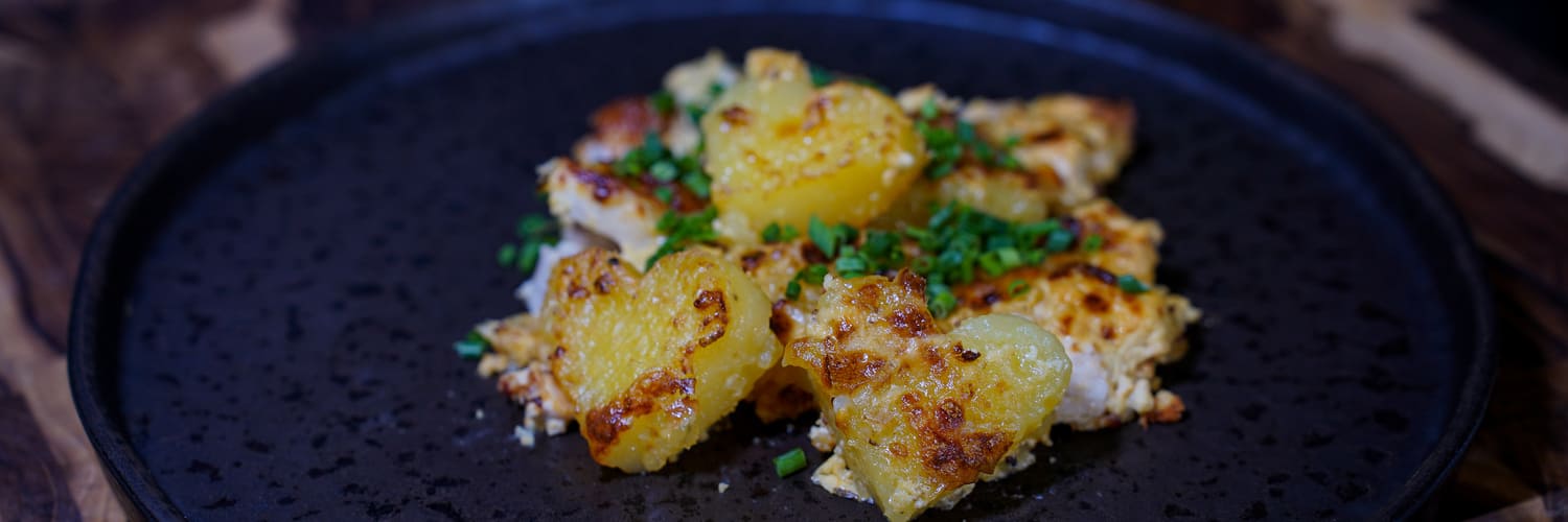 Herzelinosauflauf mit Mozzarella