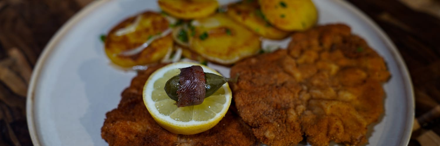 Kalbsschnitzel mit Kräuter-Knödelinos®