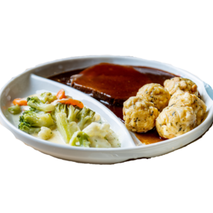 Burgis Semmelknödel mit Fleisch