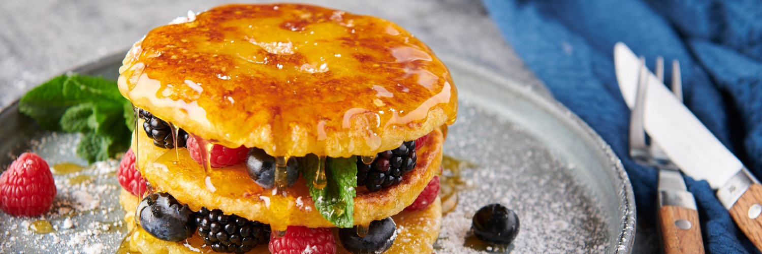 Roundies mit Beeren a la Pancake