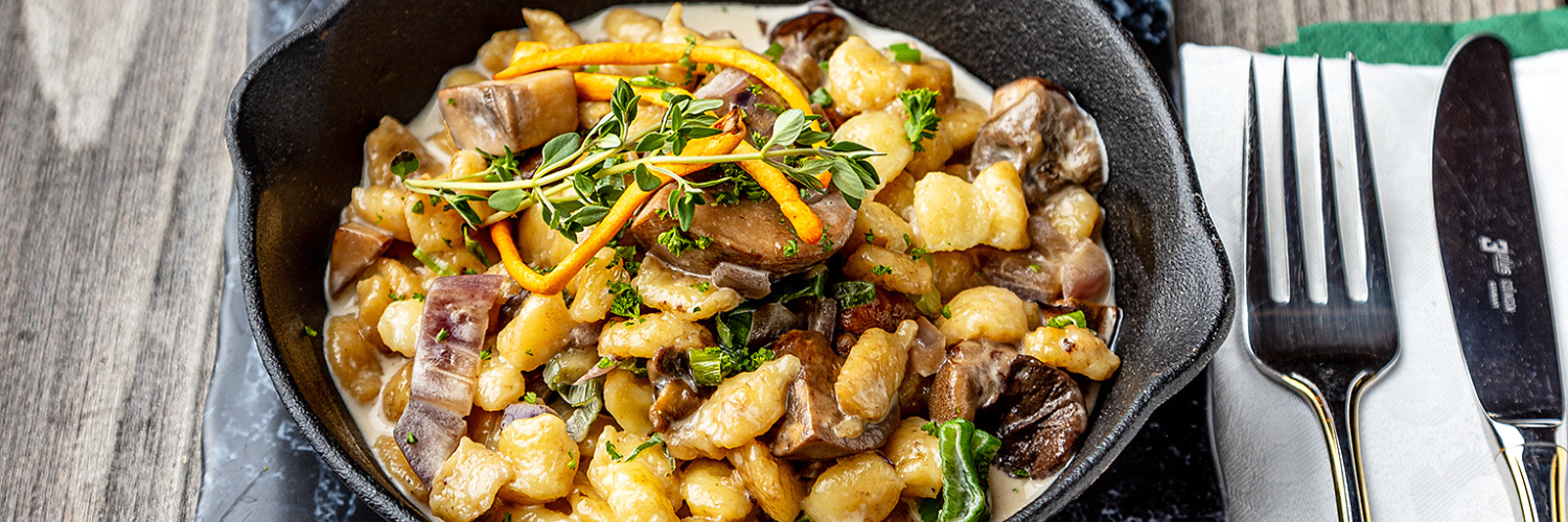 Sommerliche Spätzlepfanne