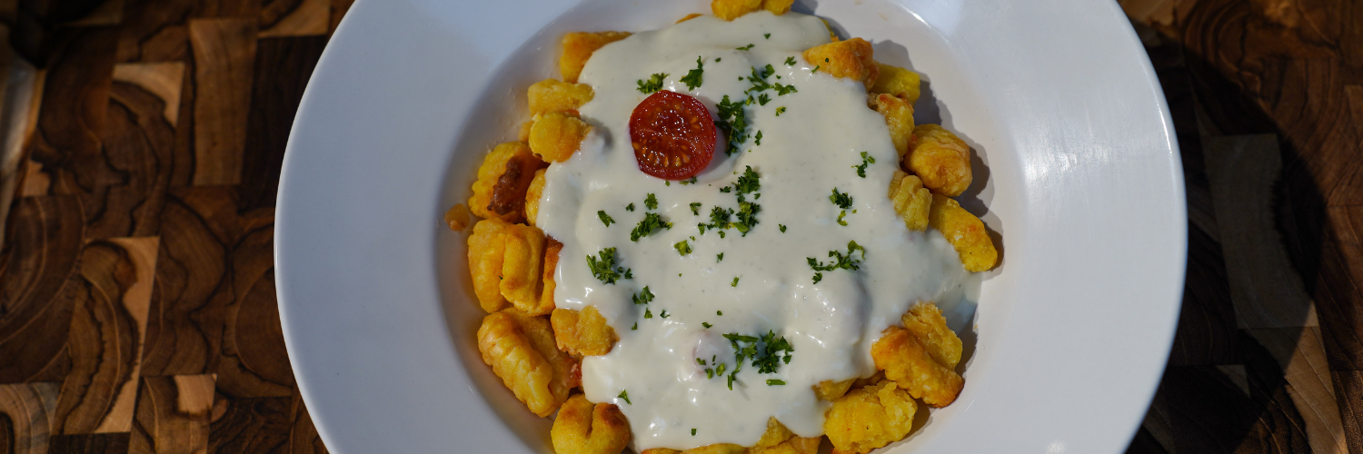 Gnocchi in Spinat-Gorgonzolasauce